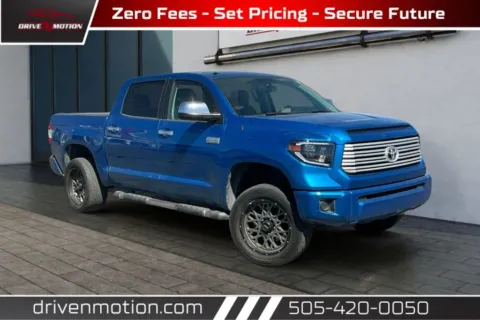 Blue 2016 Toyota Tundra CrewMax Platinum Pickup 4D 5 1/2 ft for sale in Rio Rancho, NM