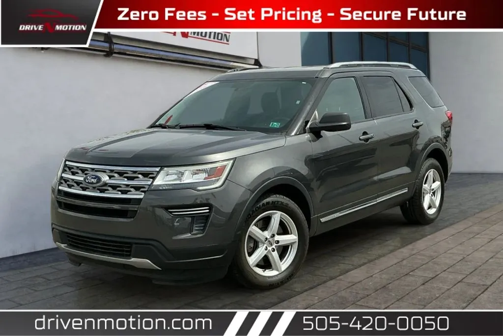 Gray 2018 Ford Explorer XLT Sport Utility 4D for sale in Rio Rancho, NM