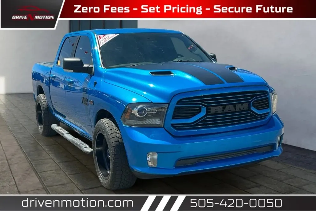 Blue 2018 Ram 1500 Crew Cab Sport Pickup 4D 5 1/2 ft for sale in Rio Rancho, NM