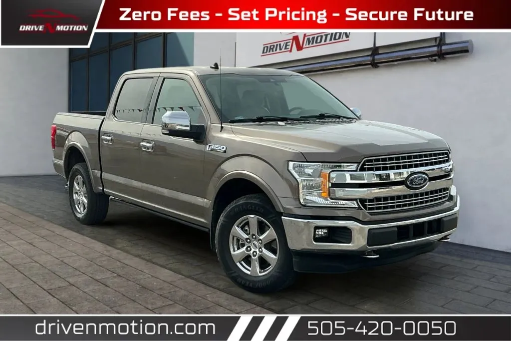 Brown 2019 Ford F-150 SuperCrew Cab Lariat Pickup 4D 5 1/2 ft for sale in Rio Rancho, NM