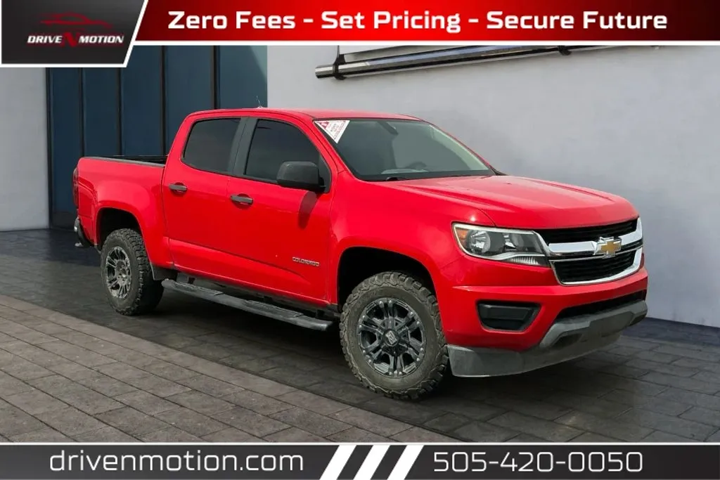 Red 2018 Chevrolet Colorado Crew Cab Work Truck Pickup 4D 5 ft for sale in Rio Rancho, NM