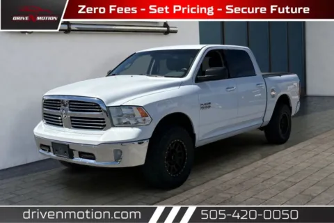 White 2014 Ram 1500 Crew Cab Big Horn Pickup 4D 5 1/2 ft for sale in Rio Rancho, NM