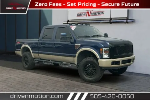 Blue 2008 Ford F350 Super Duty Crew Cab King Ranch Pickup 4D 6 3/4 ft for sale in Rio Rancho, NM