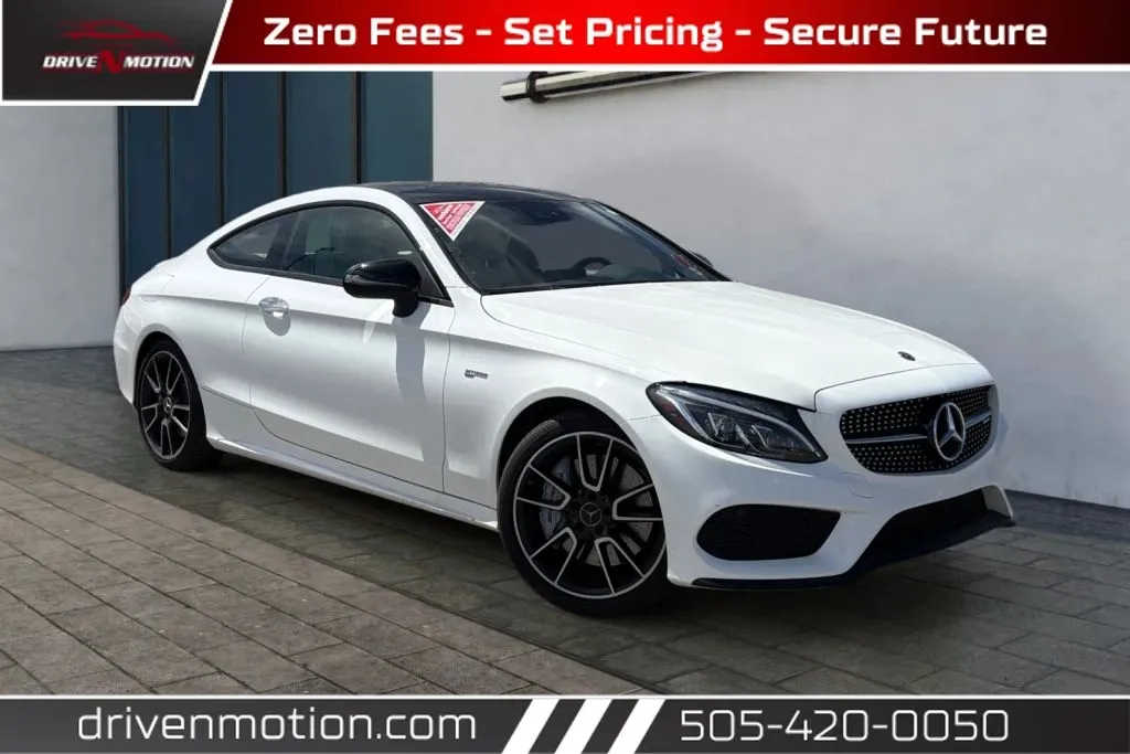 White 2018 Mercedes-Benz Mercedes-AMG C-Class C 43 AMG Coupe 2D for sale in Rio Rancho, NM