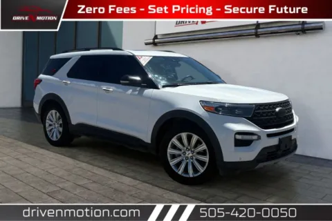 White 2021 Ford Explorer Limited Sport Utility 4D for sale in Rio Rancho, NM