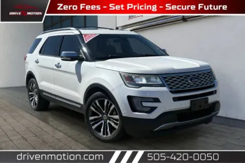 White 2016 Ford Explorer Platinum Sport Utility 4D for sale in Rio Rancho, NM