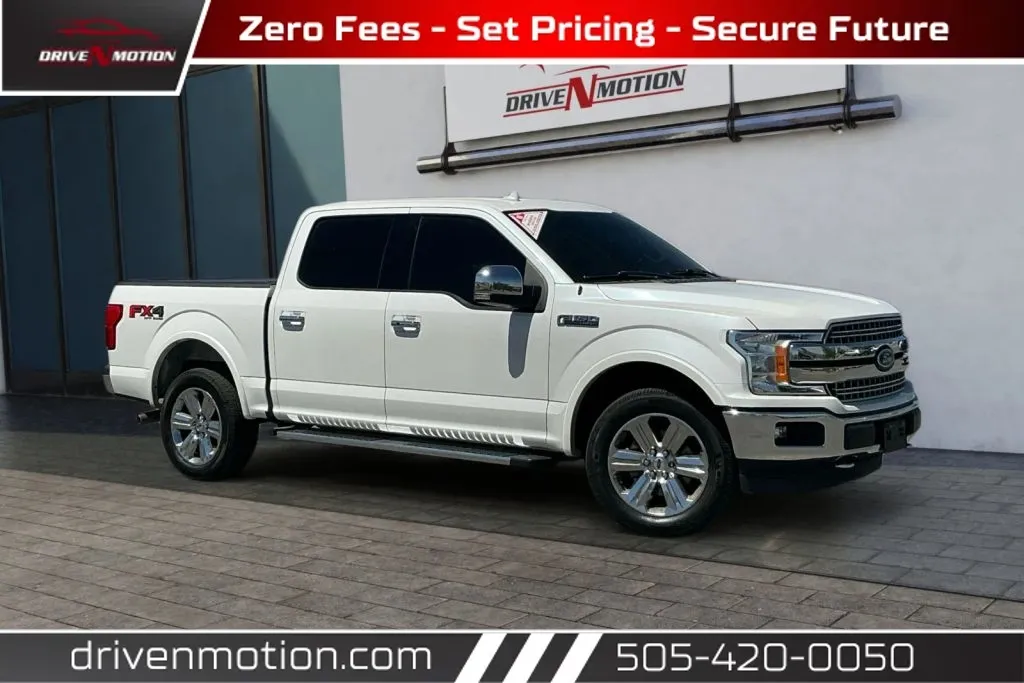 White 2018 Ford F-150 SuperCrew Cab Lariat Pickup 4D 5 1/2 ft for sale in Rio Rancho, NM