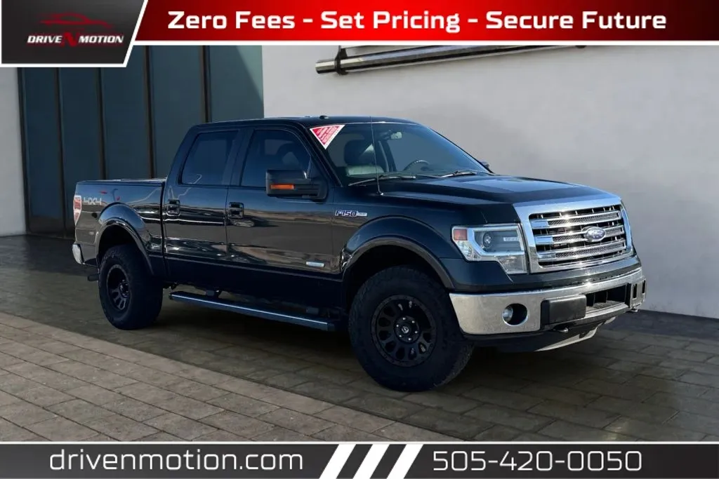 Black 2014 Ford F-150 SuperCrew Cab Lariat Pickup 4D 5 1/2 ft for sale in Rio Rancho, NM