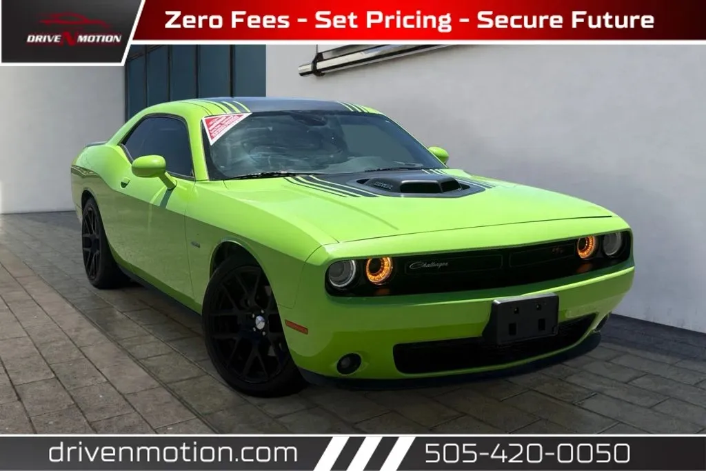 Green 2015 Dodge Challenger R/T Plus Shaker Coupe 2D for sale in Rio Rancho, NM