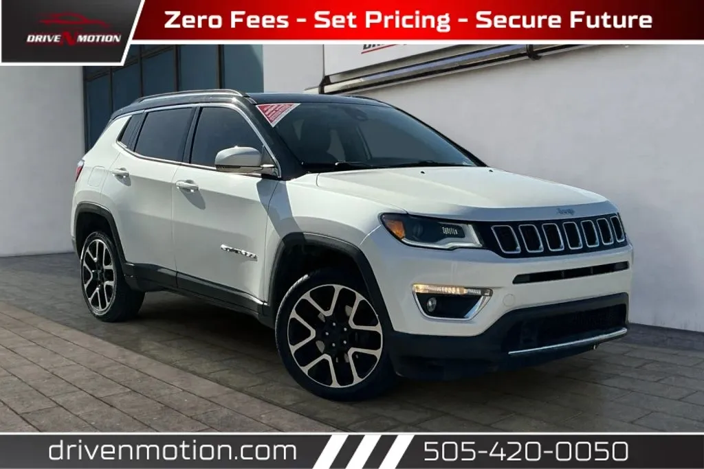 White 2018 Jeep Compass Limited Sport Utility 4D for sale in Rio Rancho, NM
