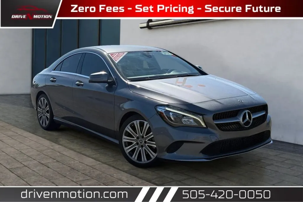 Gray 2018 Mercedes-Benz CLA 250 Coupe 4D for sale in Rio Rancho, NM