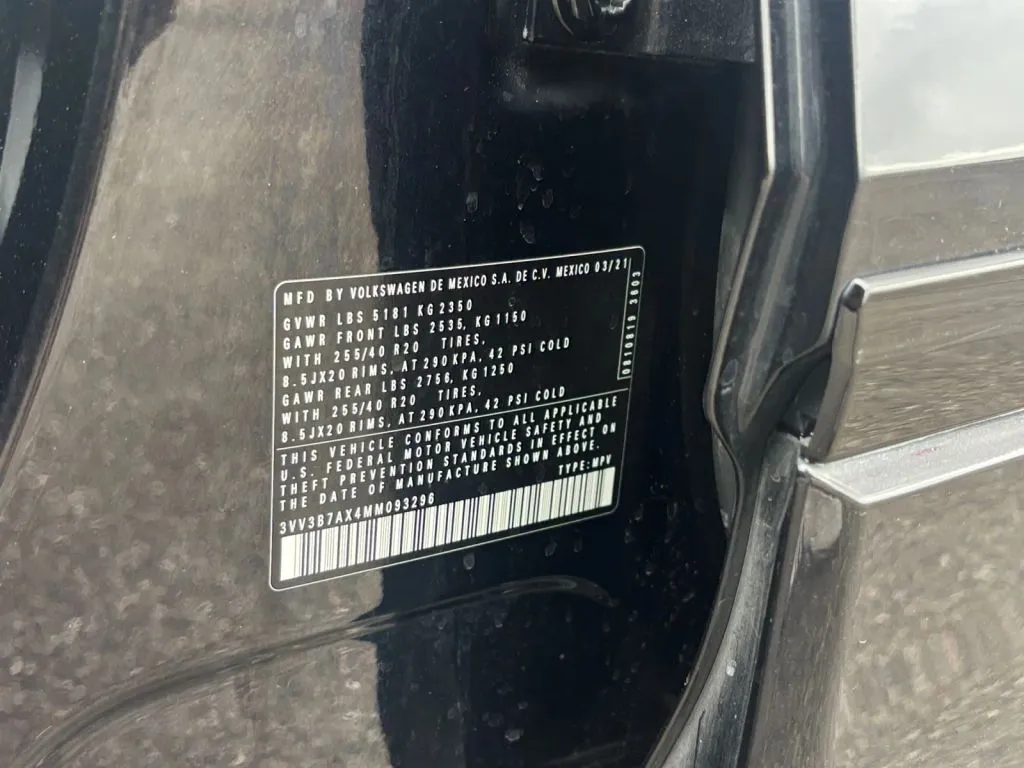 2021 Volkswagen Tiguan SE R-LINE BLACK - Photo 34