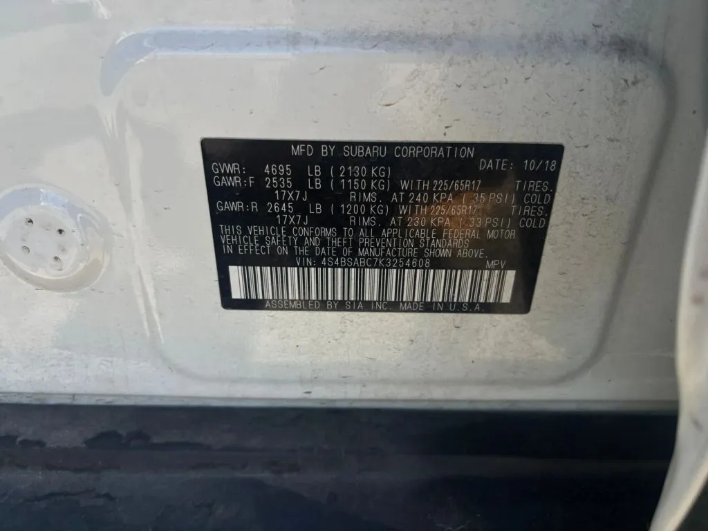 2019 Subaru Outback Base - Photo 33