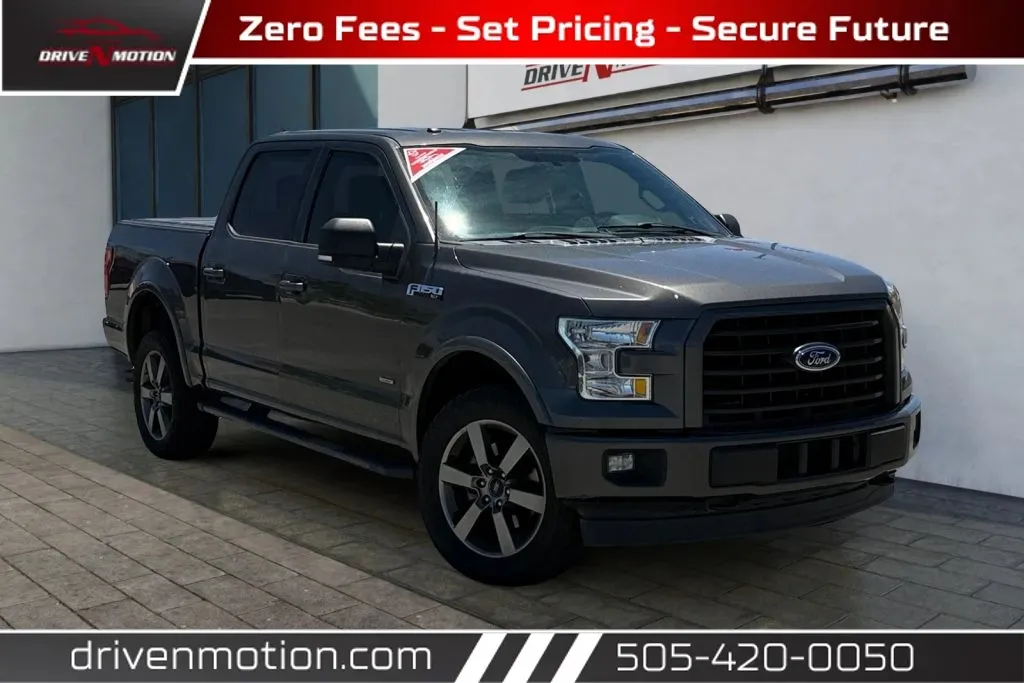Gray 2017 Ford F-150 SuperCrew Cab XLT Pickup 4D 5 1/2 ft for sale in Rio Rancho, NM