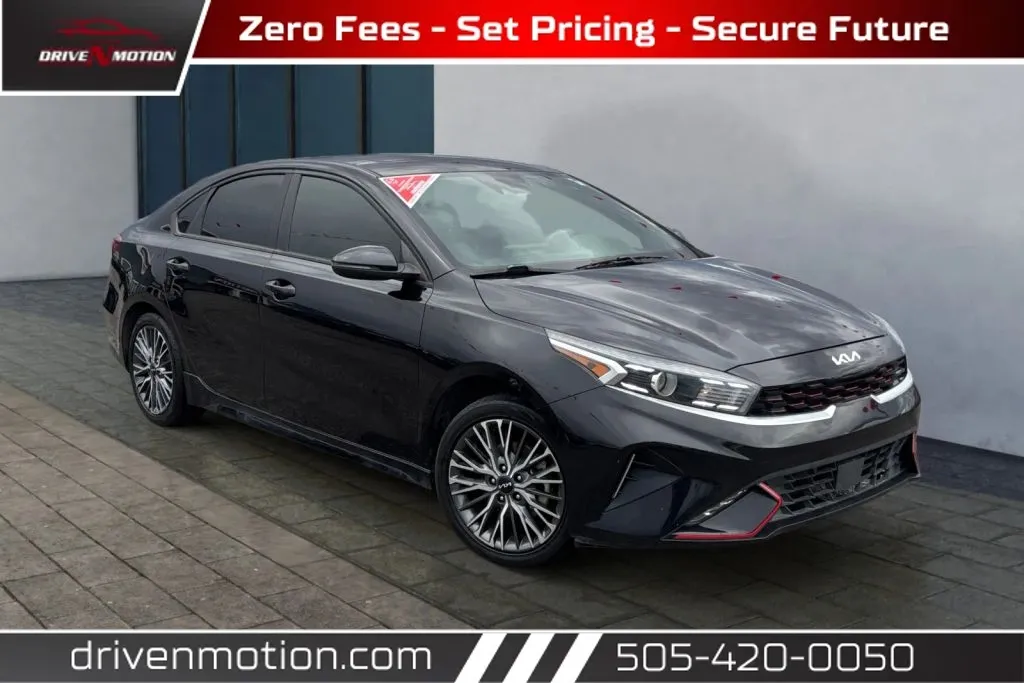 Black 2022 Kia Forte GT-Line Sedan 4D for sale in Rio Rancho, NM