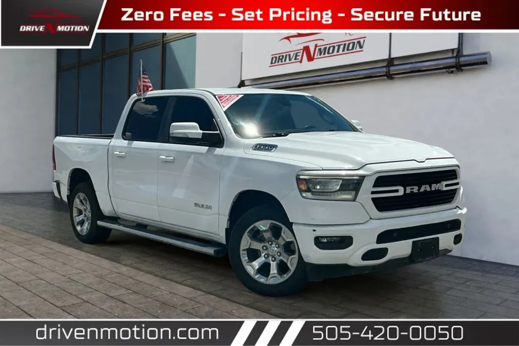 White 2019 Ram 1500 Crew Cab Big Horn Pickup 4D 5 1/2 ft for sale in Rio Rancho, NM