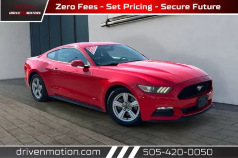 Red 2015 Ford Mustang V6 Coupe 2D for sale in Rio Rancho, NM