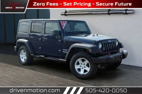 Blue 2013 Jeep Wrangler Unlimited Sport SUV 4D for sale in Rio Rancho, NM
