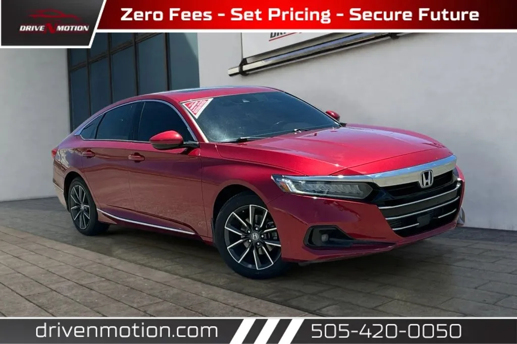 Red 2021 Honda Accord EX-L Sedan 4D for sale in Rio Rancho, NM