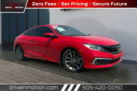 Red 2019 Honda Civic EX Coupe 2D for sale in Rio Rancho, NM