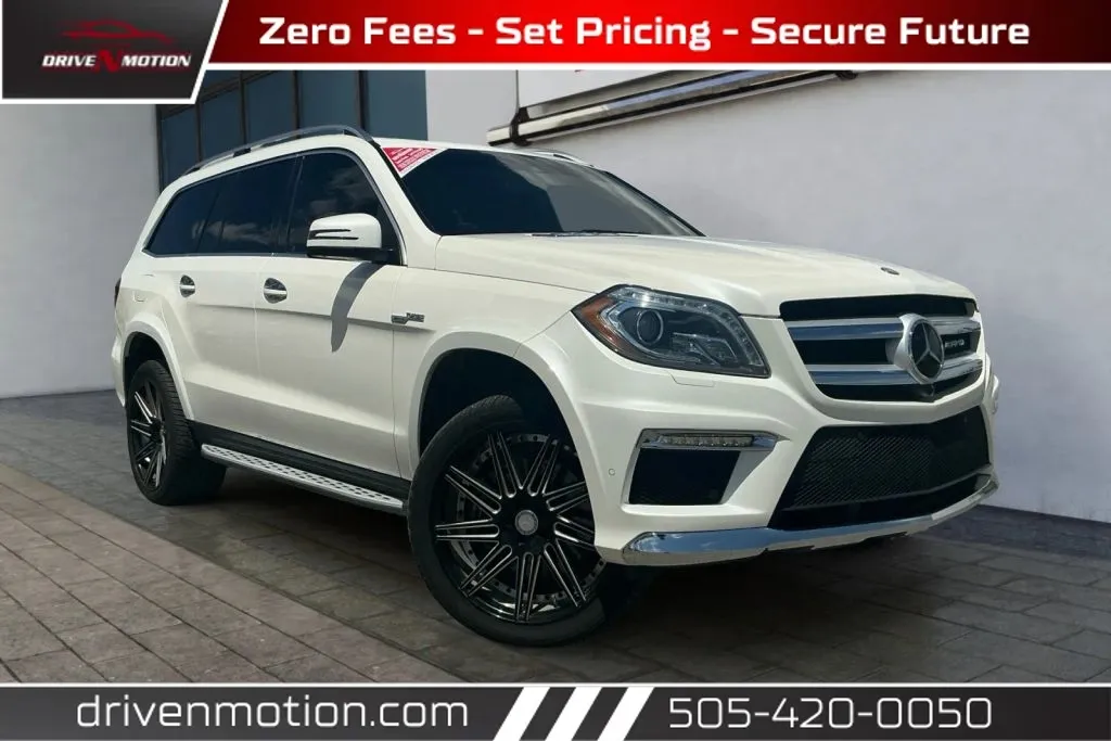 White 2015 Mercedes-Benz GL-Class GL 550 4MATIC Sport Utility 4D for sale in Rio Rancho, NM