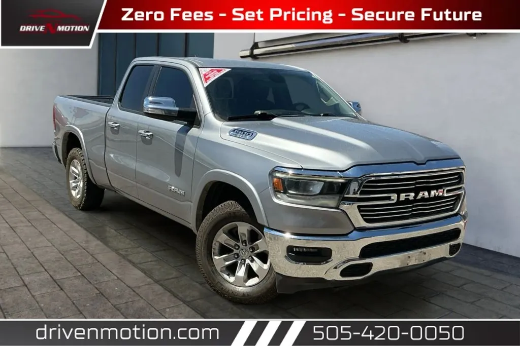 Silver 2020 Ram 1500 Quad Cab Laramie Pickup 4D 6 1/3 ft for sale in Rio Rancho, NM