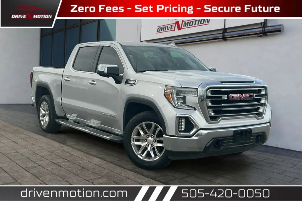 Silver 2020 GMC Sierra 1500 Crew Cab SLT Pickup 4D 5 3/4 ft for sale in Rio Rancho, NM