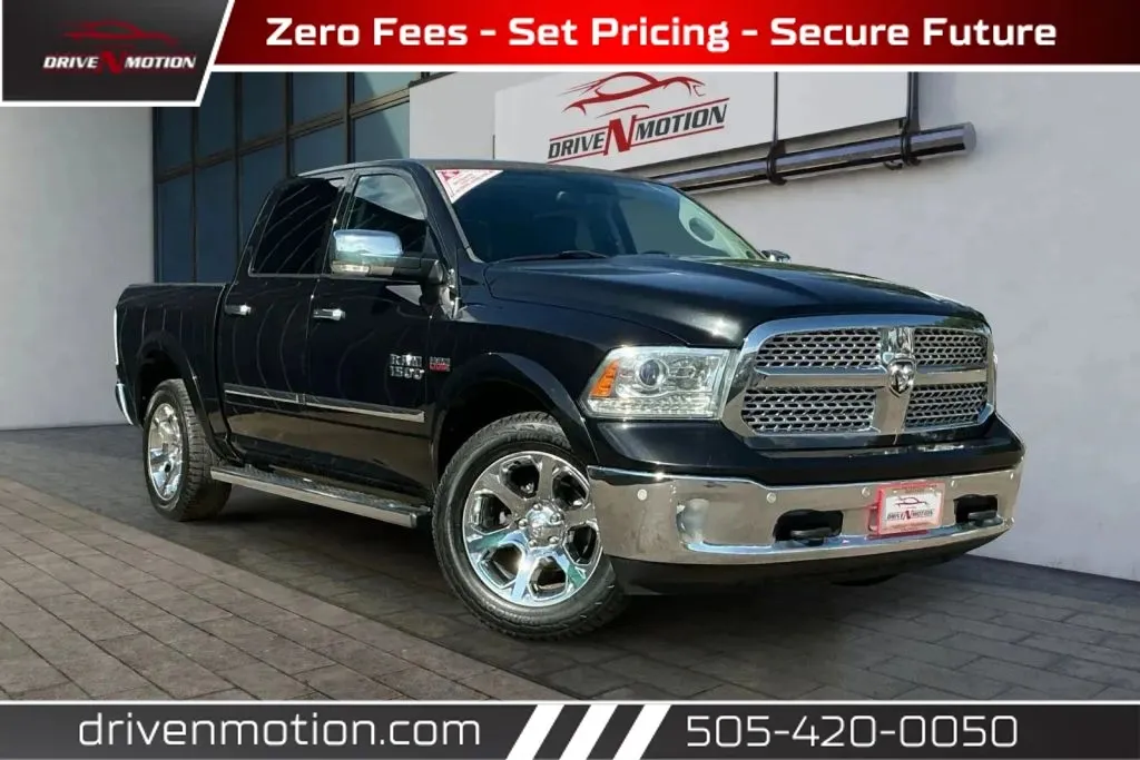 Blue 2016 Ram 1500 Crew Cab Laramie Pickup 4D 5 1/2 ft for sale in Rio Rancho, NM