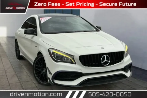 White 2018 Mercedes-Benz AMG CLA CLA 45 4MATIC Coupe 4D for sale in Rio Rancho, NM