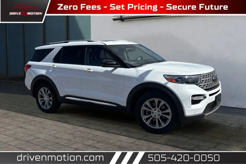 White 2021 Ford Explorer Limited Sport Utility 4D for sale in Rio Rancho, NM