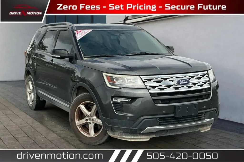 Gray 2018 Ford Explorer XLT Sport Utility 4D for sale in Rio Rancho, NM