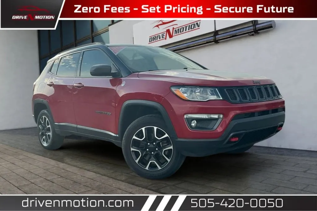 Red 2020 Jeep Compass Trailhawk Sport Utility 4D for sale in Rio Rancho, NM