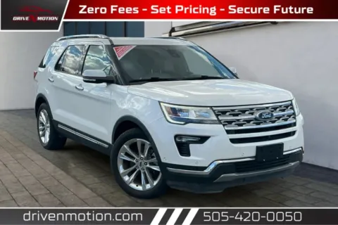White 2018 Ford Explorer Limited Sport Utility 4D for sale in Rio Rancho, NM