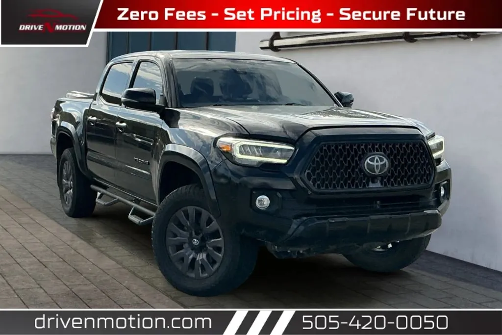 Black 2021 Toyota Tacoma Double Cab Limited Pickup 4D 5 ft for sale in Rio Rancho, NM