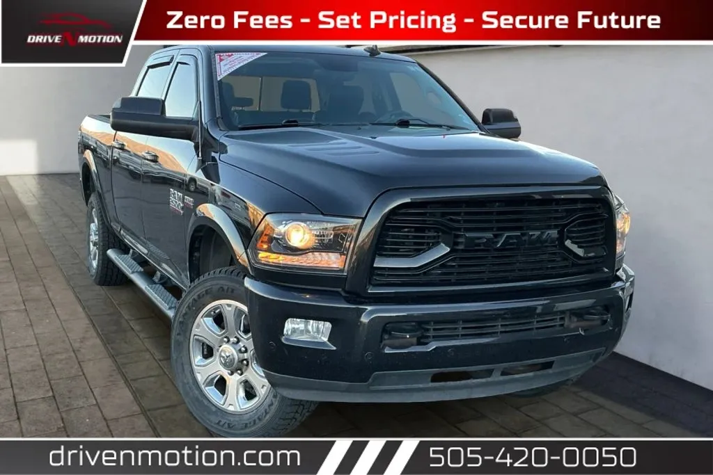 Black 2018 Ram 2500 Crew Cab Laramie Pickup 4D 6 1/3 ft for sale in Rio Rancho, NM