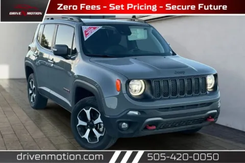 Gray 2021 Jeep Renegade Trailhawk Sport Utility 4D for sale in Rio Rancho, NM