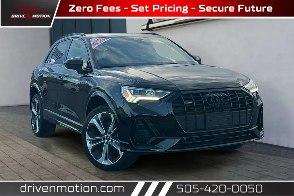 Black 2022 Audi Q3 45 TFSI S line Premium Plus Sport Utility 4D for sale in Rio Rancho, NM