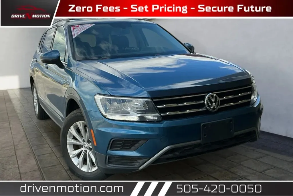 Blue 2018 Volkswagen Tiguan 2.0T SE Sport Utility 4D for sale in Rio Rancho, NM