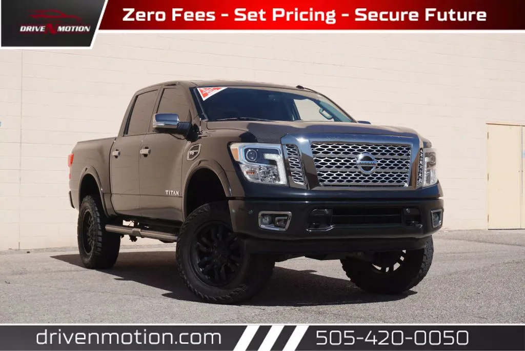 Used 2017 Nissan Titan Crew Cab Platinum Reserve Pickup 4D 5 1/2 ft for ...