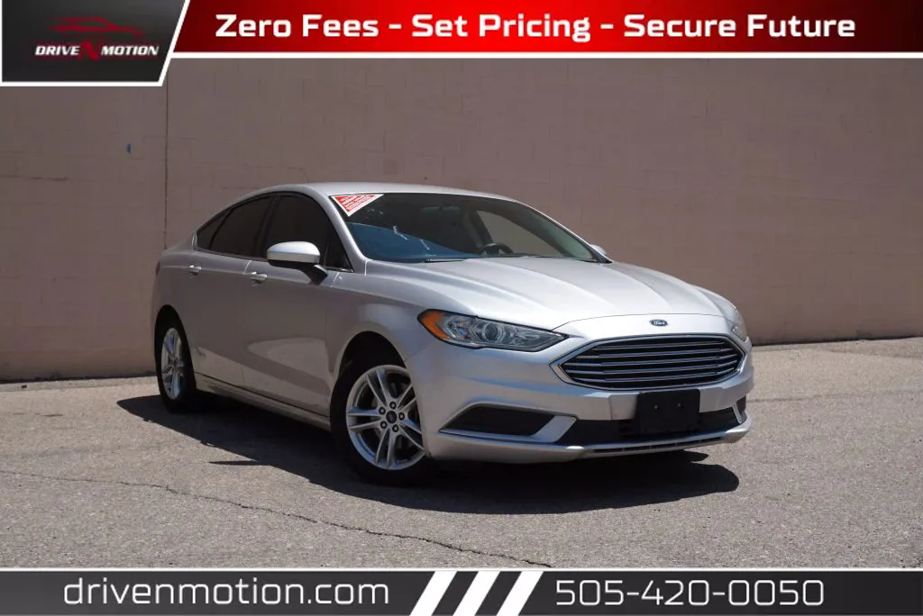 Silver 2018 Ford Fusion SE Sedan 4D for sale in Rio Rancho, NM
