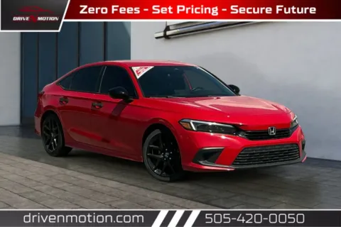 Red 2022 Honda Civic Sport Sedan 4D for sale in Rio Rancho, NM