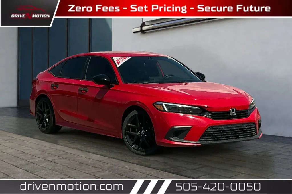 Red 2022 Honda Civic Sport Sedan 4D for sale in Rio Rancho, NM