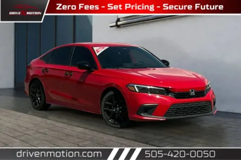 Red 2022 Honda Civic Sport Sedan 4D for sale in Rio Rancho, NM