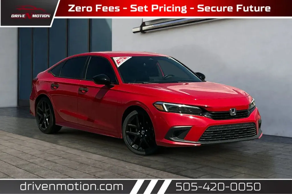 Red 2022 Honda Civic Sport Sedan 4D for sale in Rio Rancho, NM