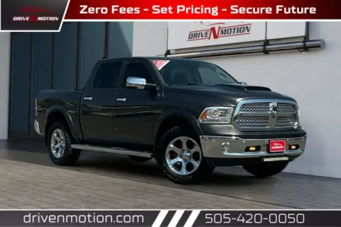 Gray 2017 Ram 1500 Crew Cab Laramie Pickup 4D 5 1/2 ft for sale in Rio Rancho, NM