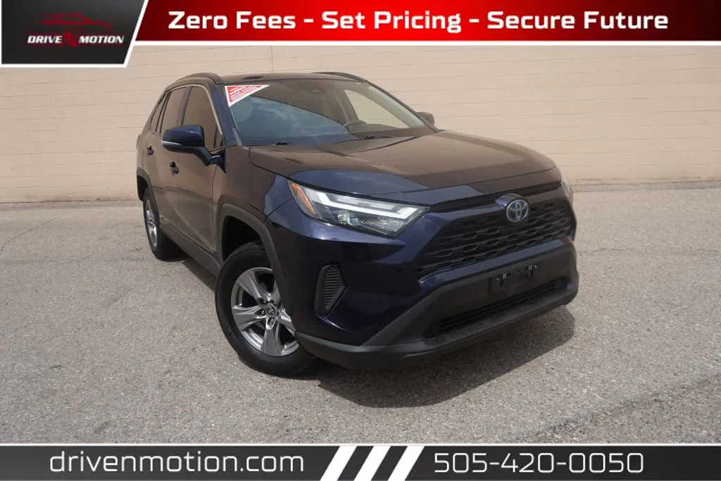Blue 2022 Toyota RAV4 Hybrid XLE Sport Utility 4D for sale in Rio Rancho, NM