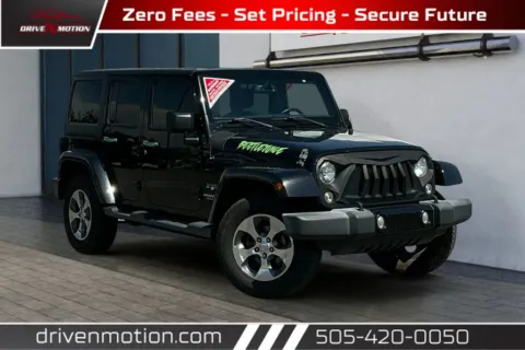 Black 2016 Jeep Wrangler Unlimited Sahara Sport Utility 4D for sale in Rio Rancho, NM
