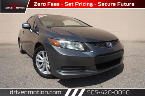Gray 2012 Honda Civic EX Coupe 2D for sale in Rio Rancho, NM