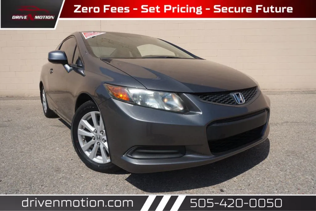 Gray 2012 Honda Civic EX Coupe 2D for sale in Rio Rancho, NM