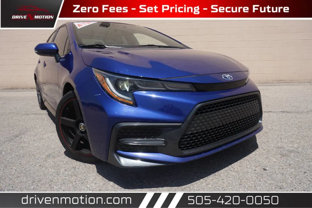 Blue 2021 Toyota Corolla SE Sedan 4D for sale in Rio Rancho, NM